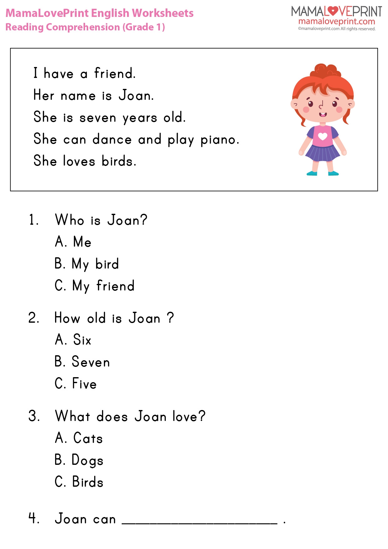 Reading Comprehension Worksheets Primary 1 Reading Comprehension Worksheets Primary 1