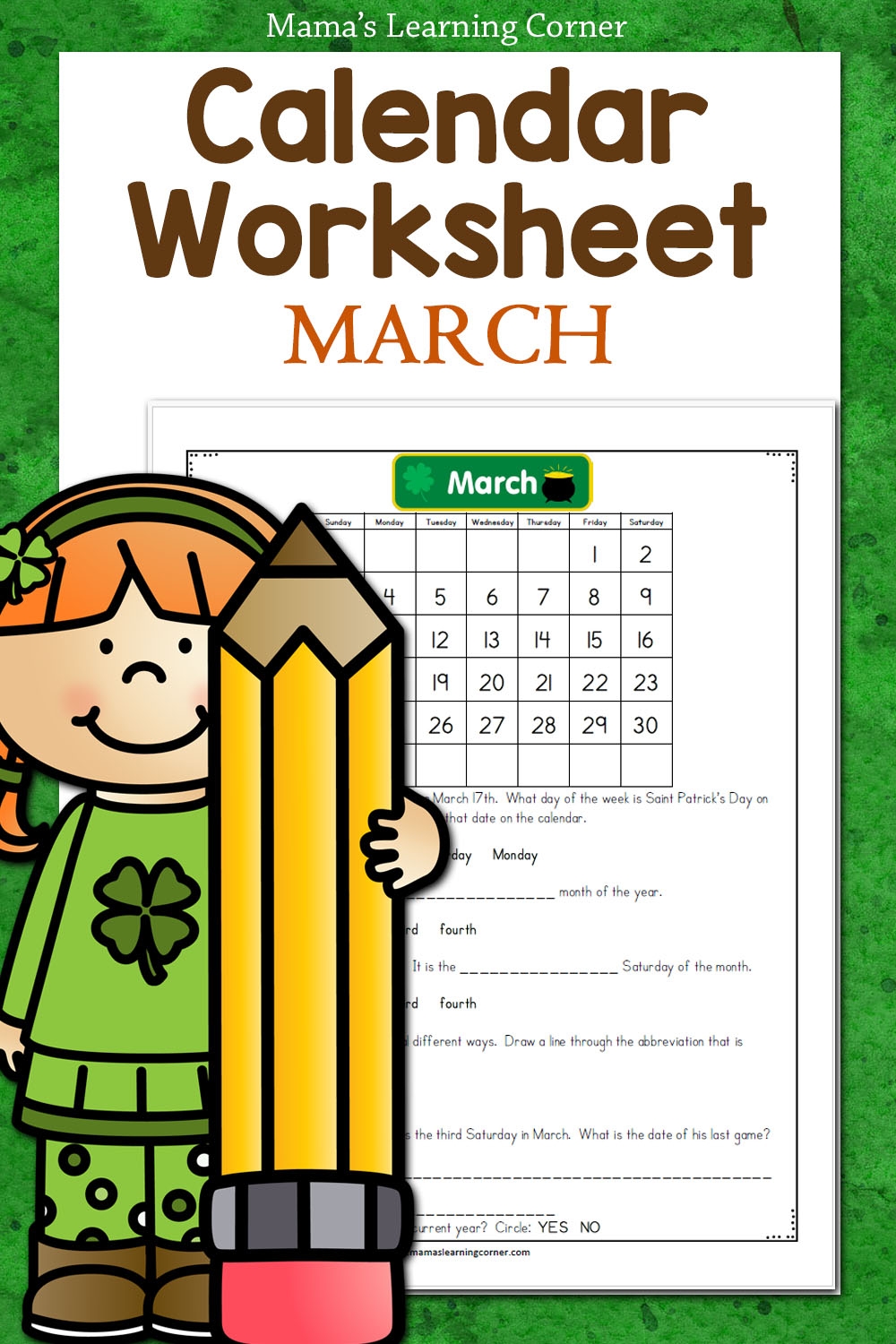 2nd Grade Printable Calendar Worksheets 2nd Grade Printable Calendar Worksheets