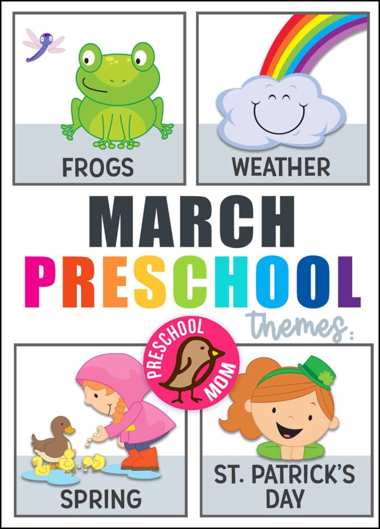 March Preschool Themes Preschool Mom