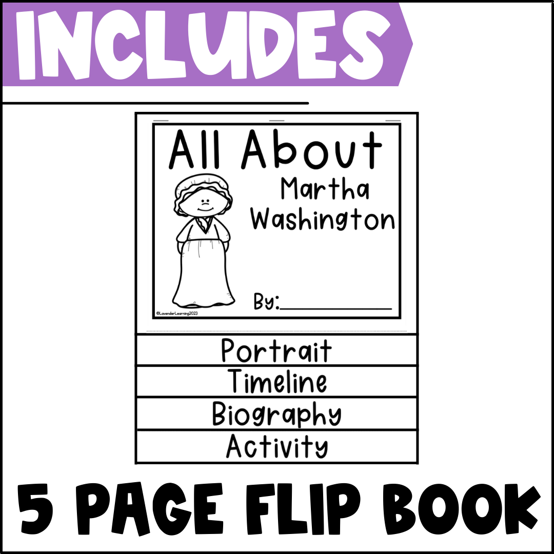 Martha Washington Biography Activities Worksheets Flip Book And Report Made By Teachers Martha Washington Biography Activities Worksheets Flip Book And Report Made By Teachers