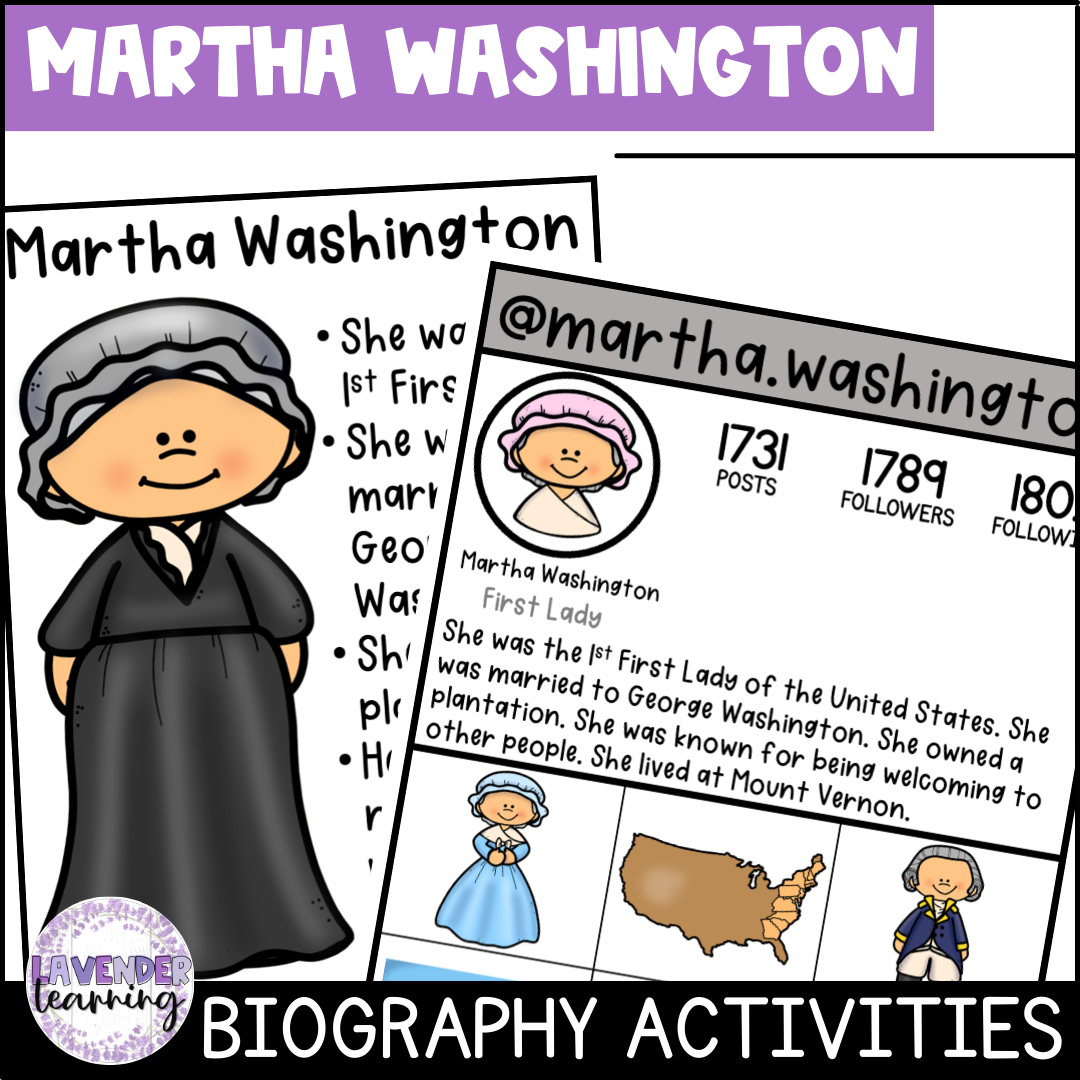 Martha Washington Biography Activities Worksheets Flip Book And Report Made By Teachers Martha Washington Biography Activities Worksheets Flip Book And Report Made By Teachers