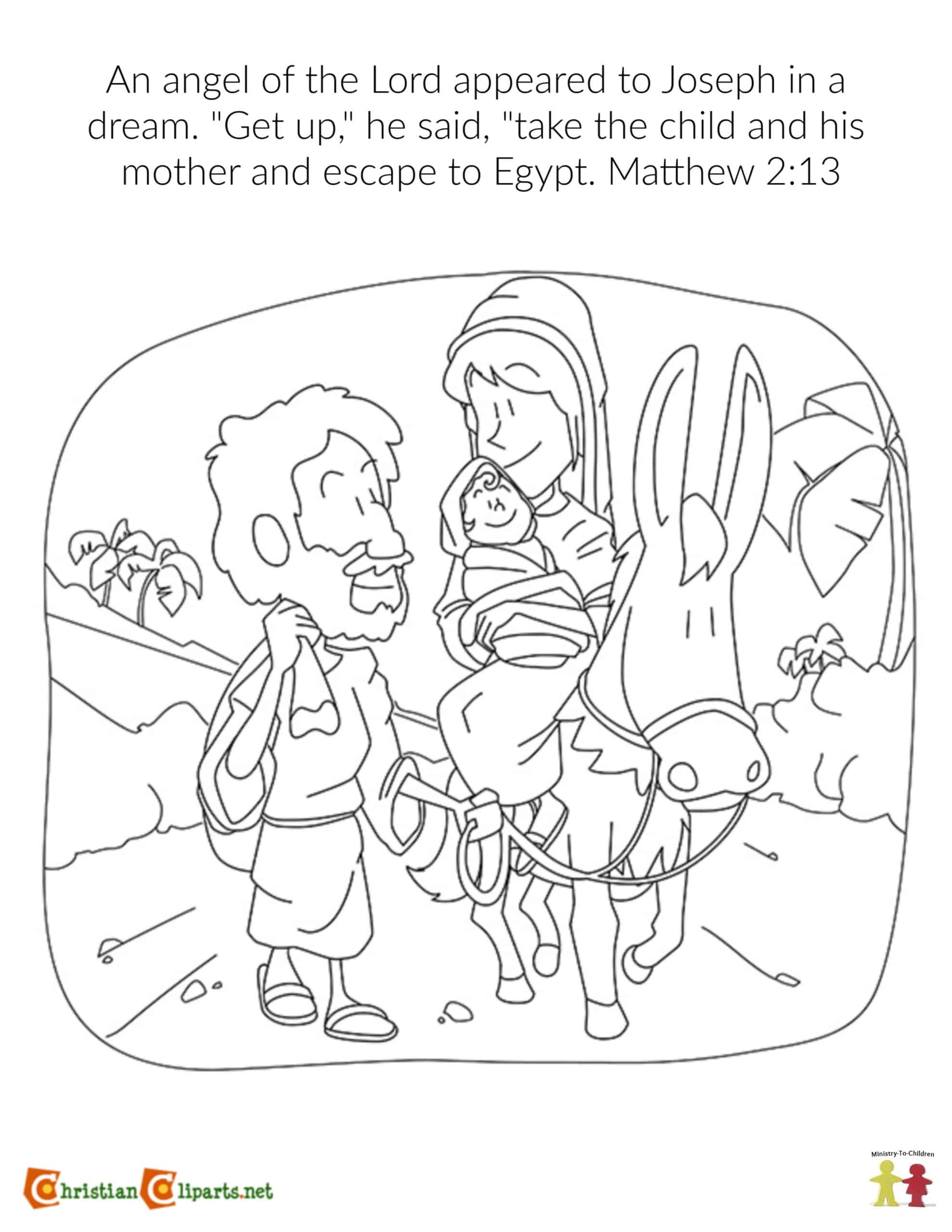 Christian Preschool Printables Joseph