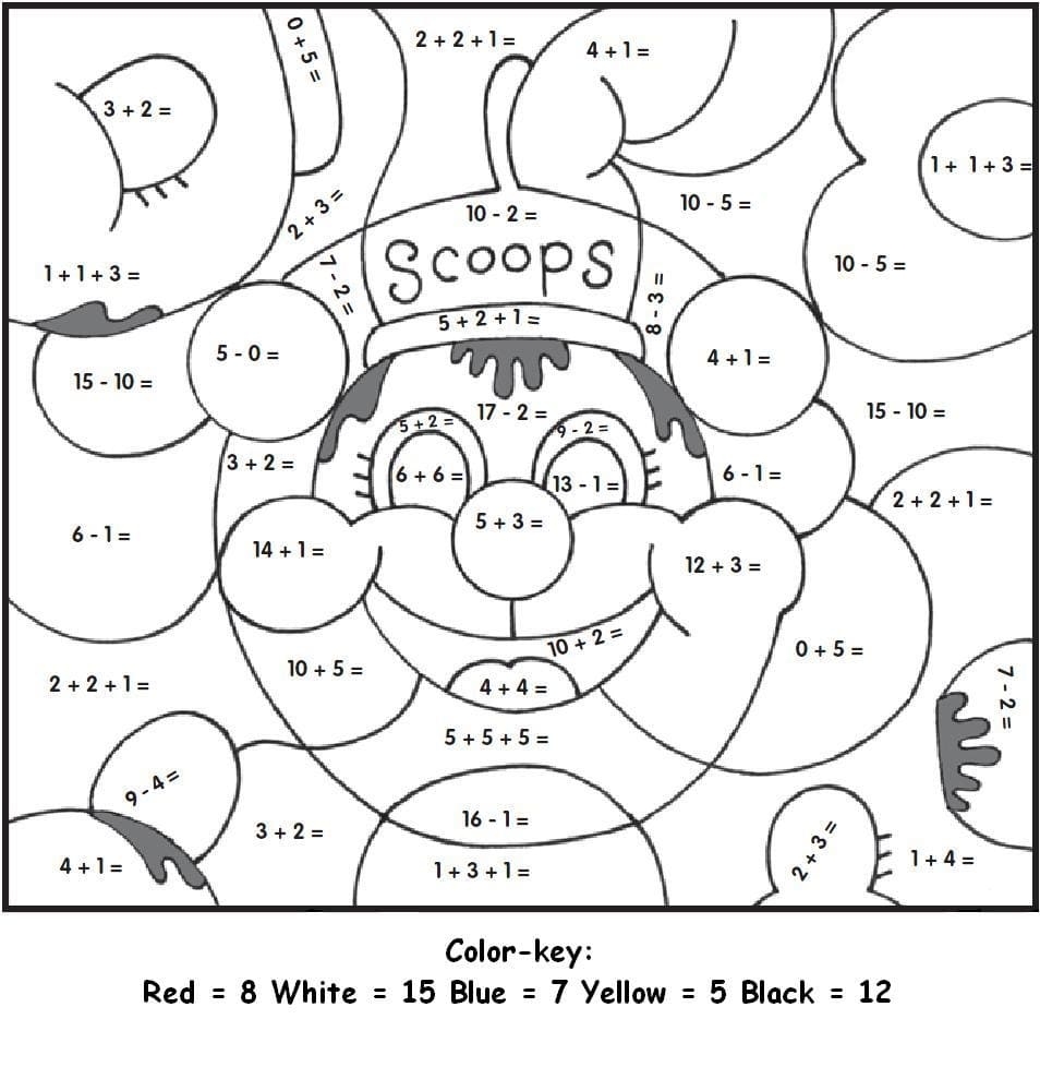 Math Addition And Subtraction Color By Number Coloring Page Download Print Or Color Online For Free Math Addition And Subtraction Color By Number Coloring Page Download Print Or Color Online For Free