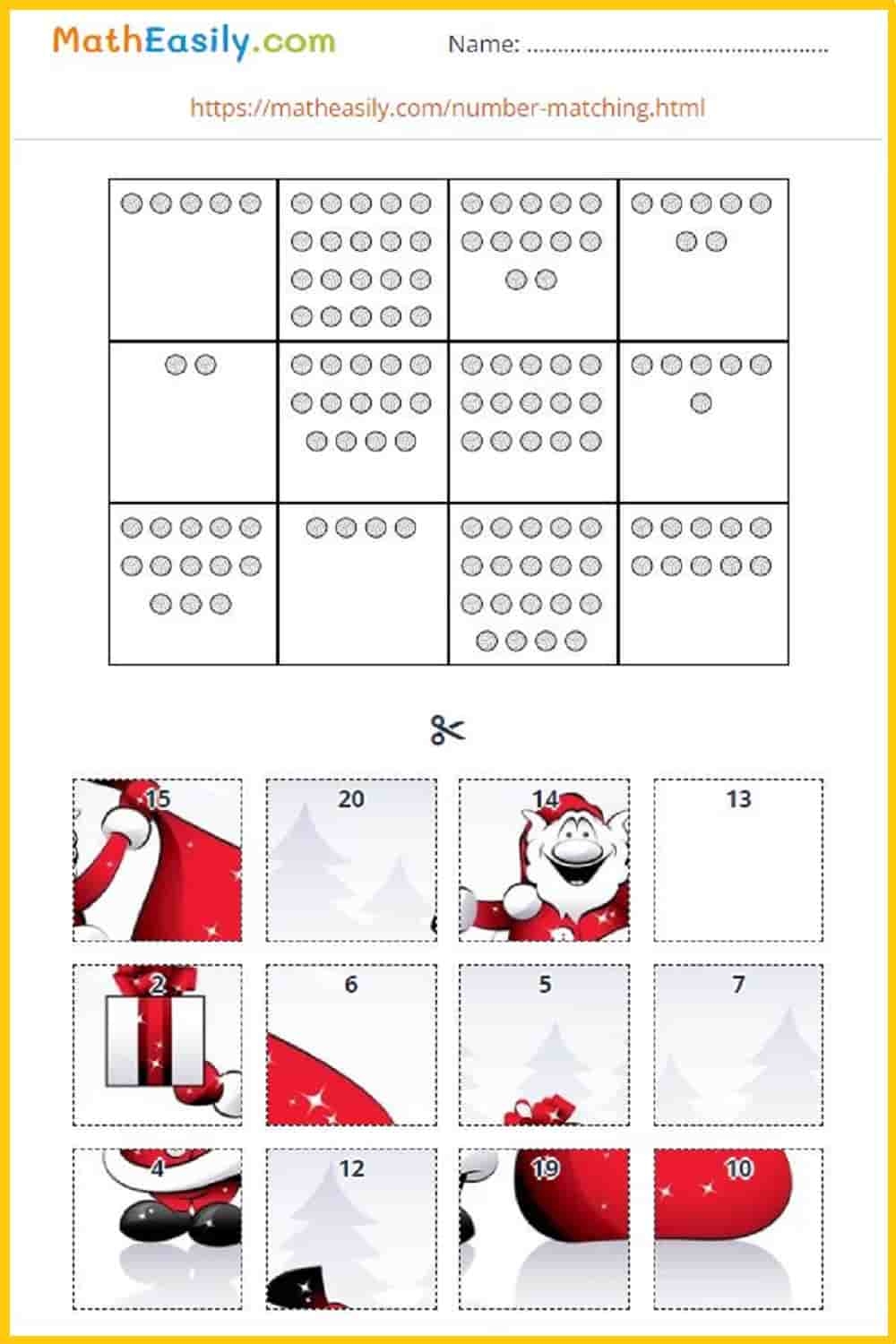 Free Christmas Math Worksheets For Kindergarten Free Christmas Math Worksheets For Kindergarten