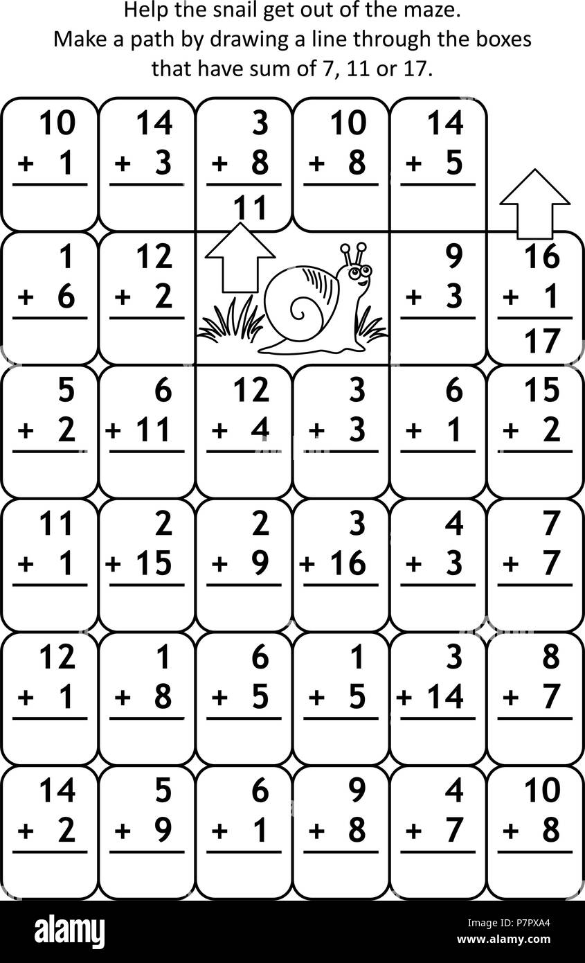 Create A Math Maze Worksheet Create A Math Maze Worksheet