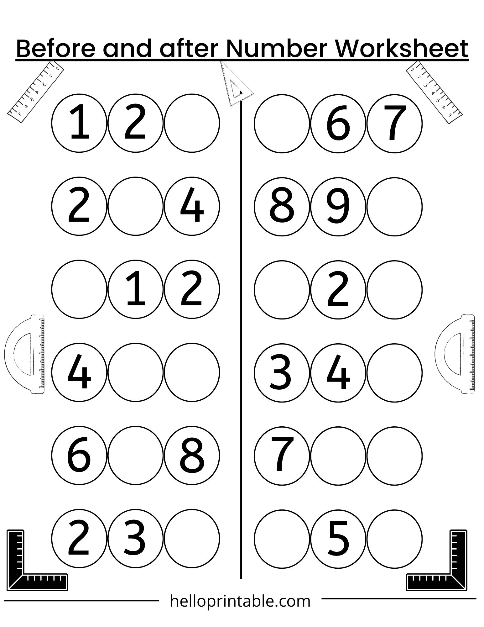 Math Practice Worksheets For Preschool And Kindergarten Kids Helloprintable Math Practice Worksheets For Preschool And Kindergarten Kids Helloprintable