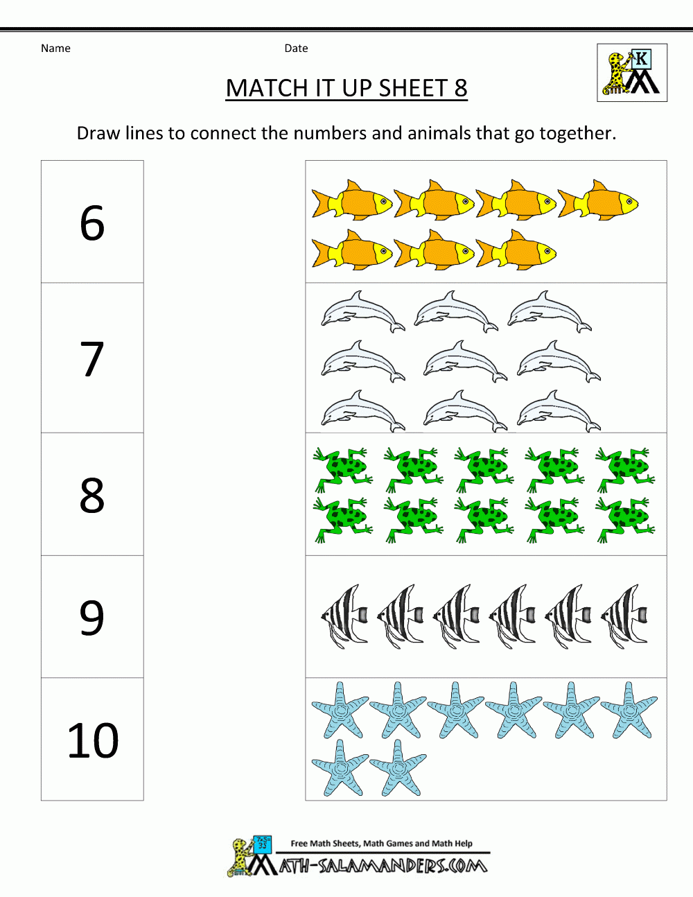 Math Worksheets For Kindergarten Pinterest