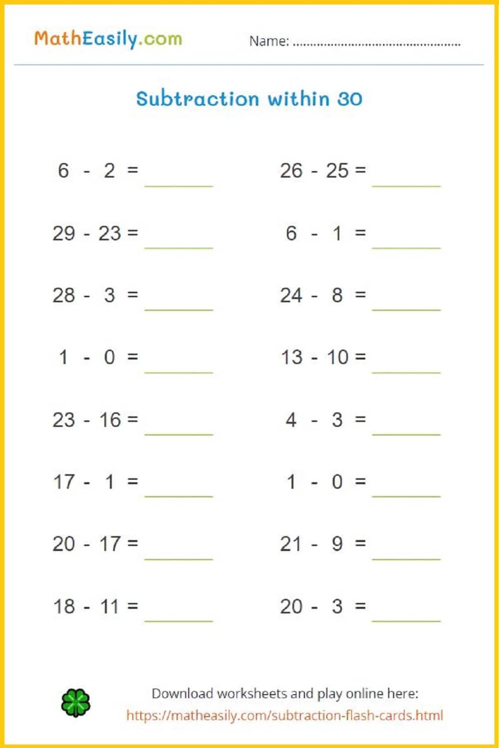 Math Worksheets PDF Free Download Math Worksheets PDF Free Download