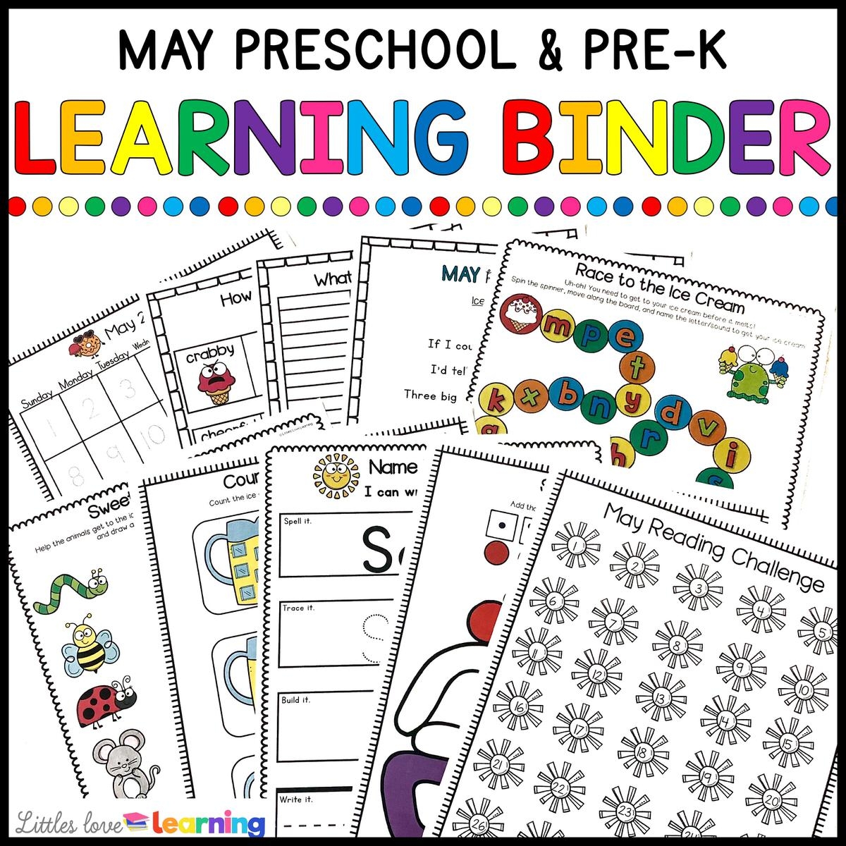 MAY LEARNING BINDER MAY LEARNING BINDER