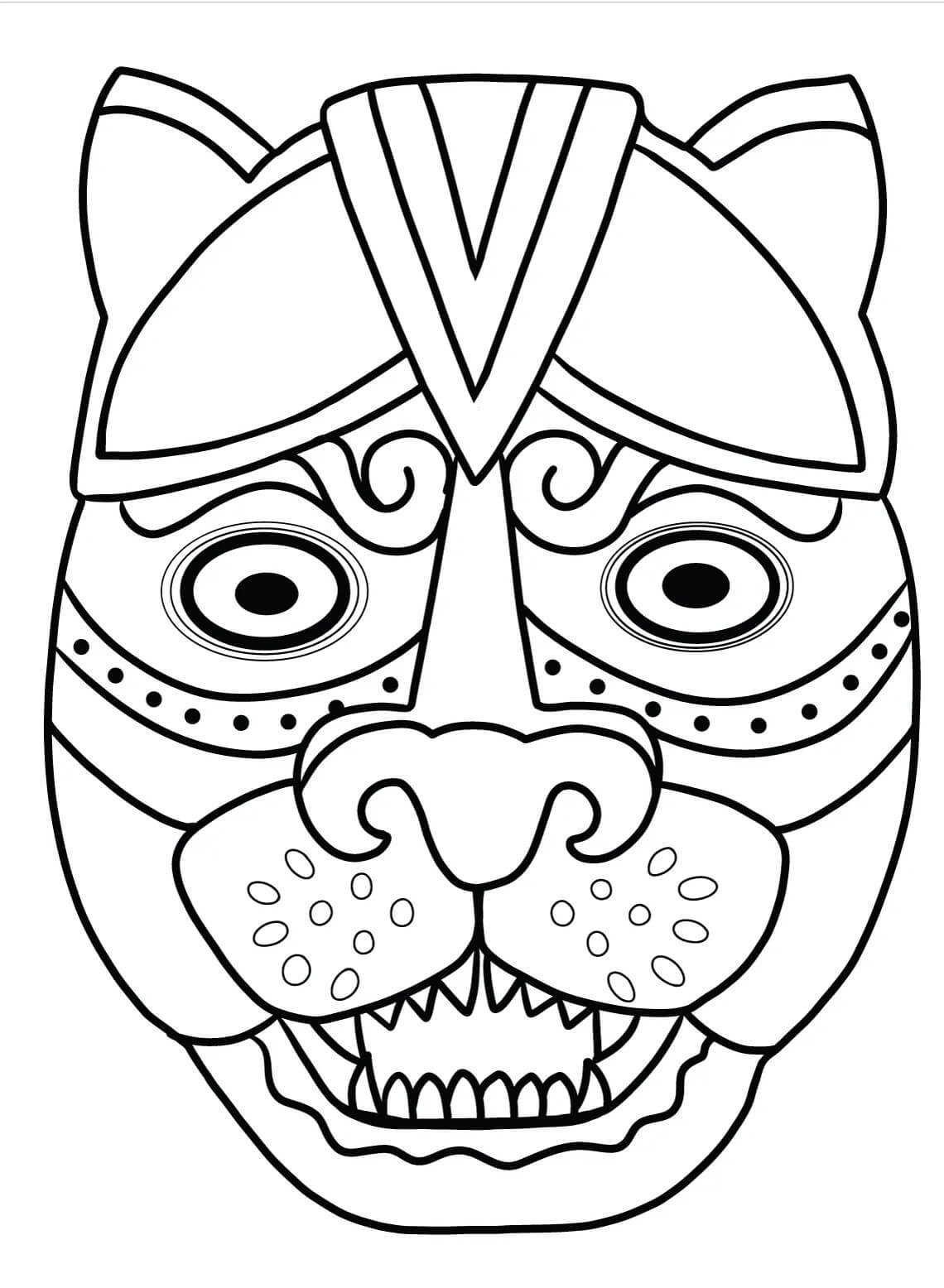 Mayan Mask Coloring Page Download Print Or Color Online For Free Mayan Mask Coloring Page Download Print Or Color Online For Free