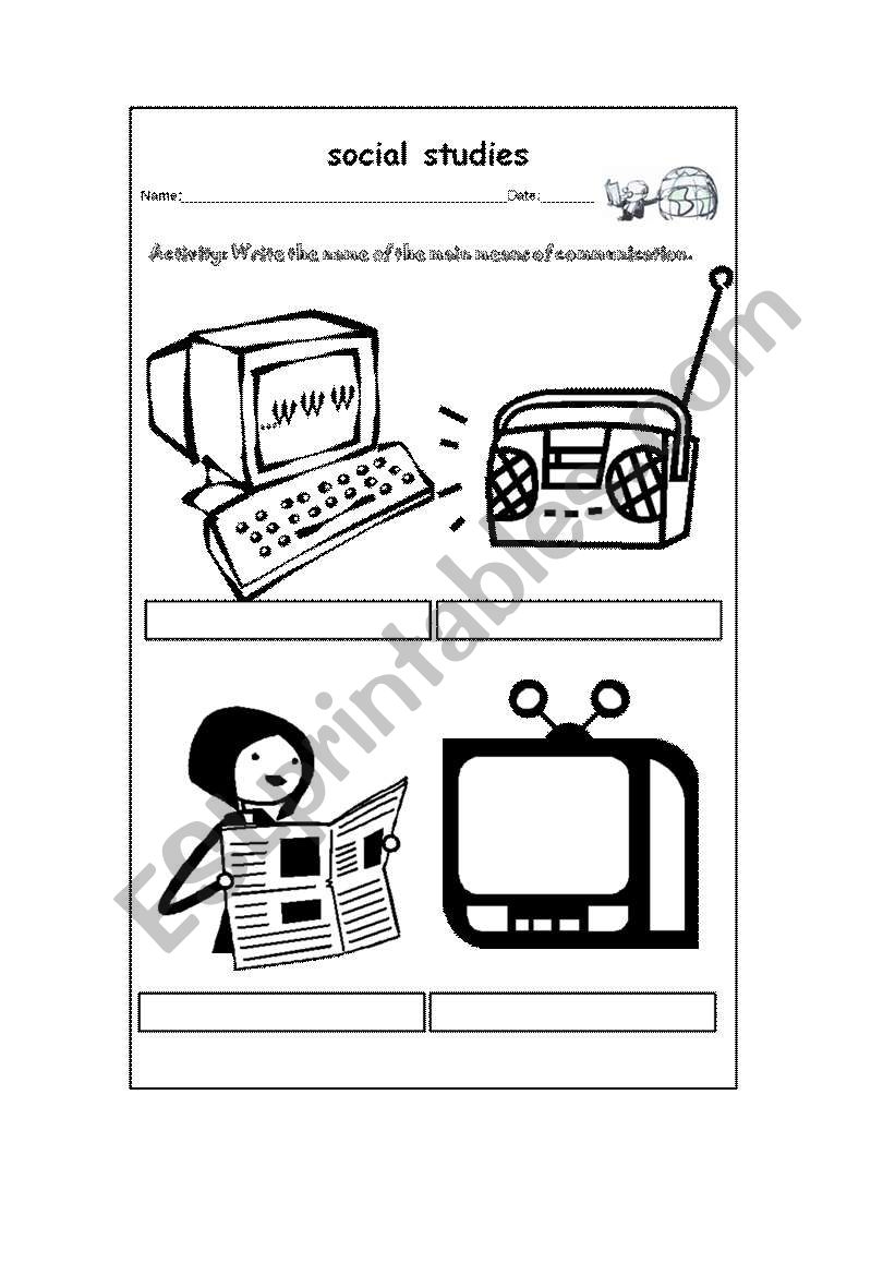 Means Of Communication ESL Worksheet By Dianis 215 Means Of Communication ESL Worksheet By Dianis 215