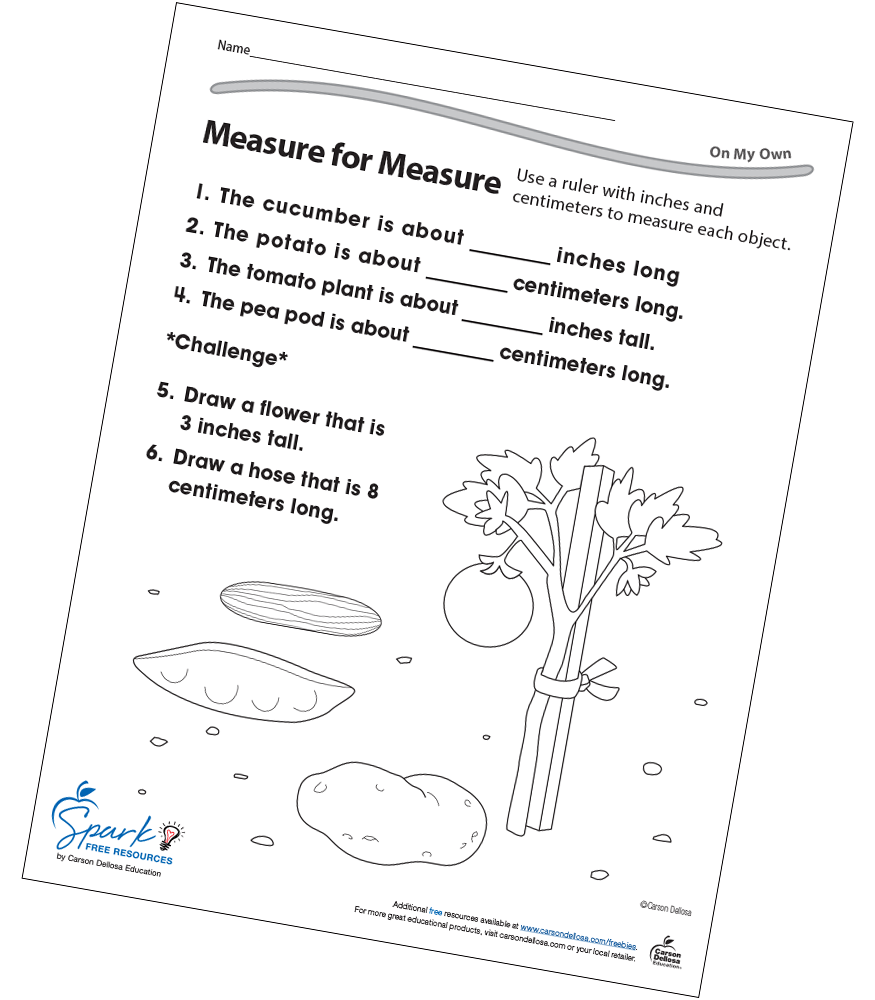 Measure For Measure Free Printable Carson Dellosa Worksheets Library Measure For Measure Free Printable Carson Dellosa Worksheets Library