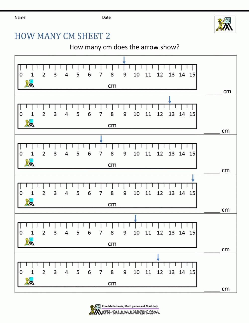Measuring Length Worksheets Measuring Length Worksheets