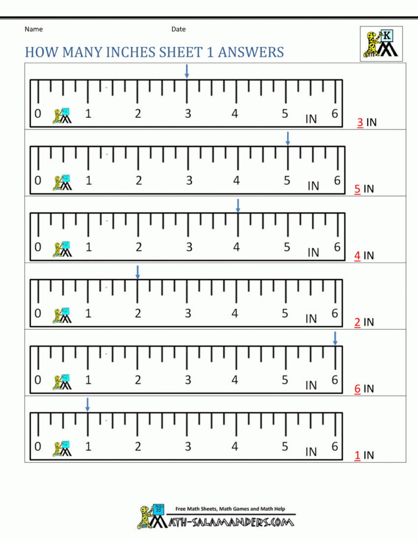 Measuring Length Worksheets For Kindergarten Worksheets Library