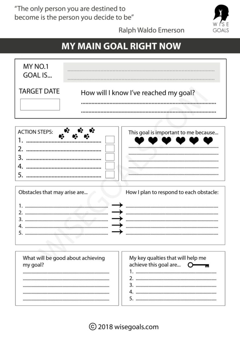 Mental Health Tips Worksheets