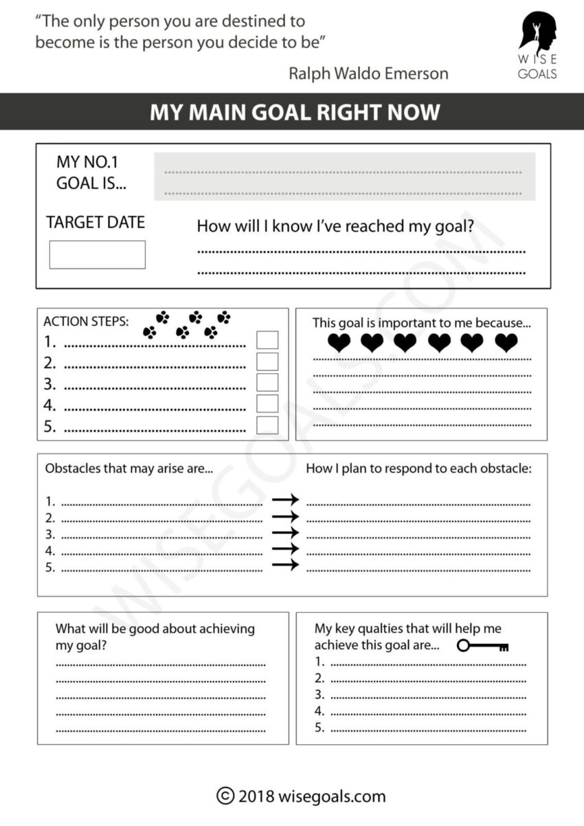 Mental Health Tips Worksheets