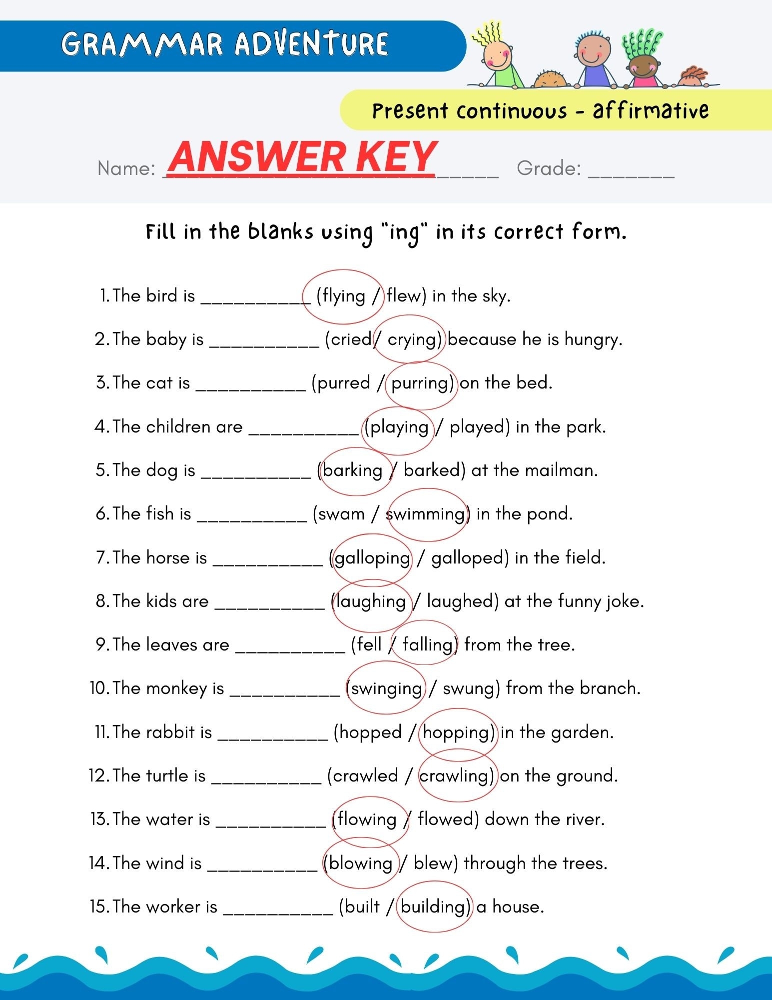 Middle School English Practice review Worksheets Printable Bundle Digital Download Activities Etsy