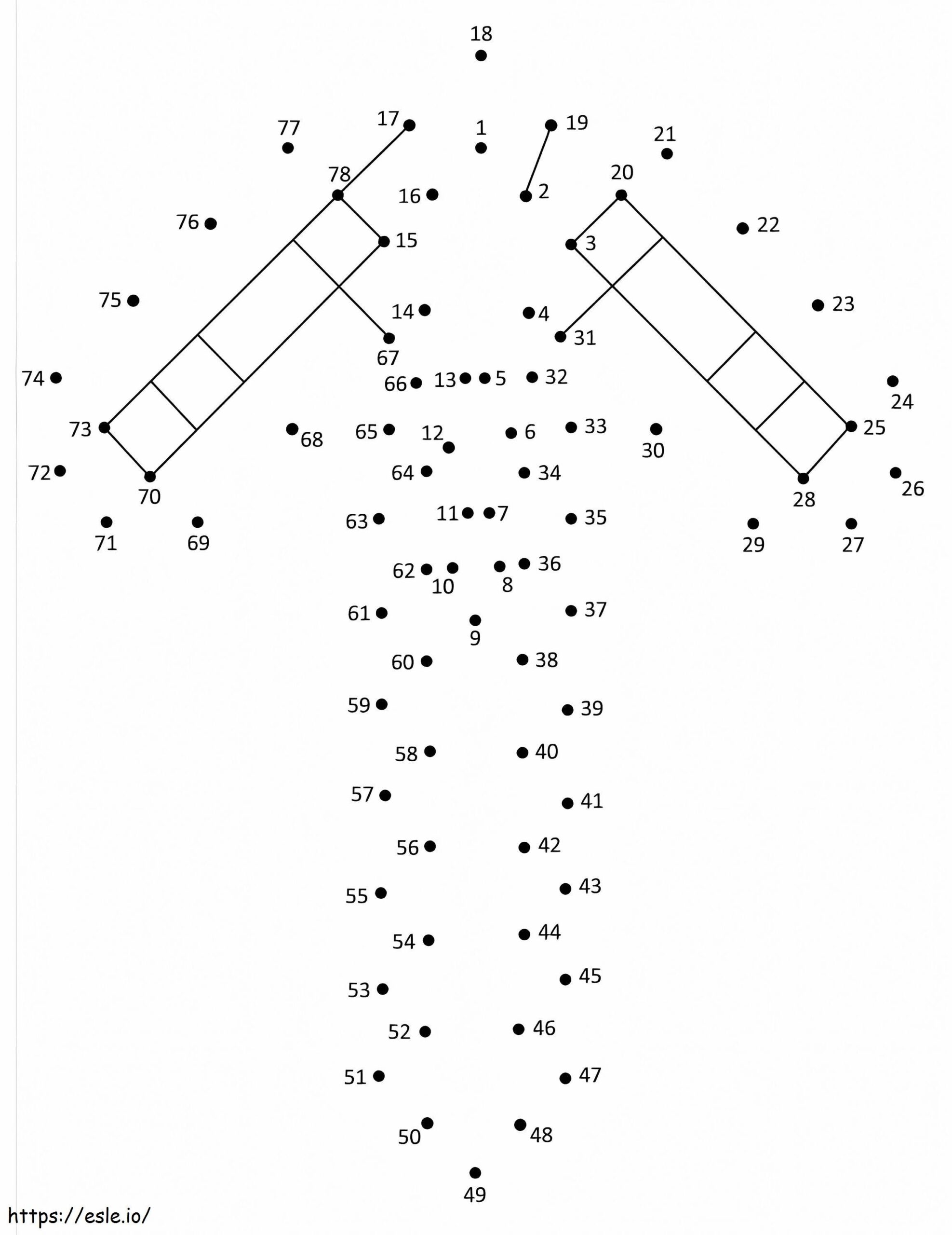 Minecraft Dot To Dots Worksheet Coloring Page