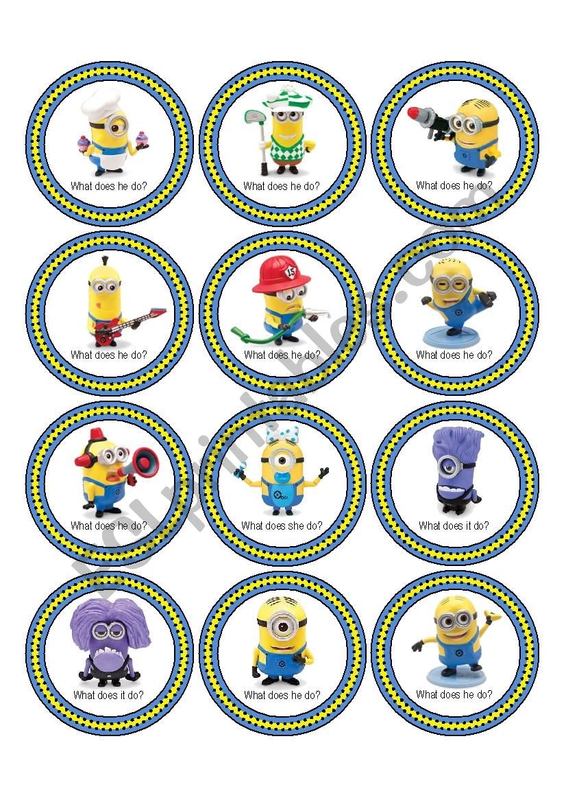 Minion Madness Activity Pack For Despicable Me ESL Worksheet By Pinky Makus