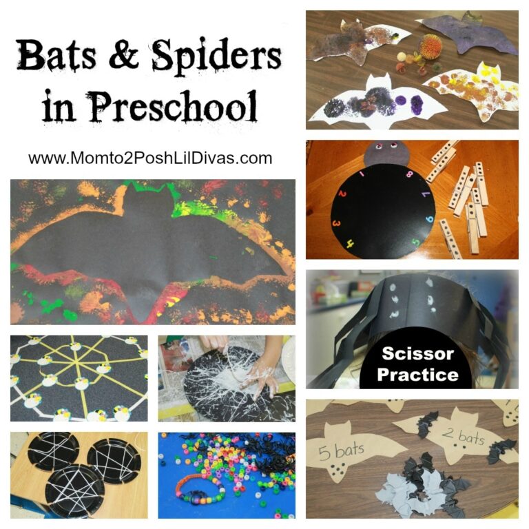 Mom To 2 Posh Lil Divas Spiders And Bats In Preschool