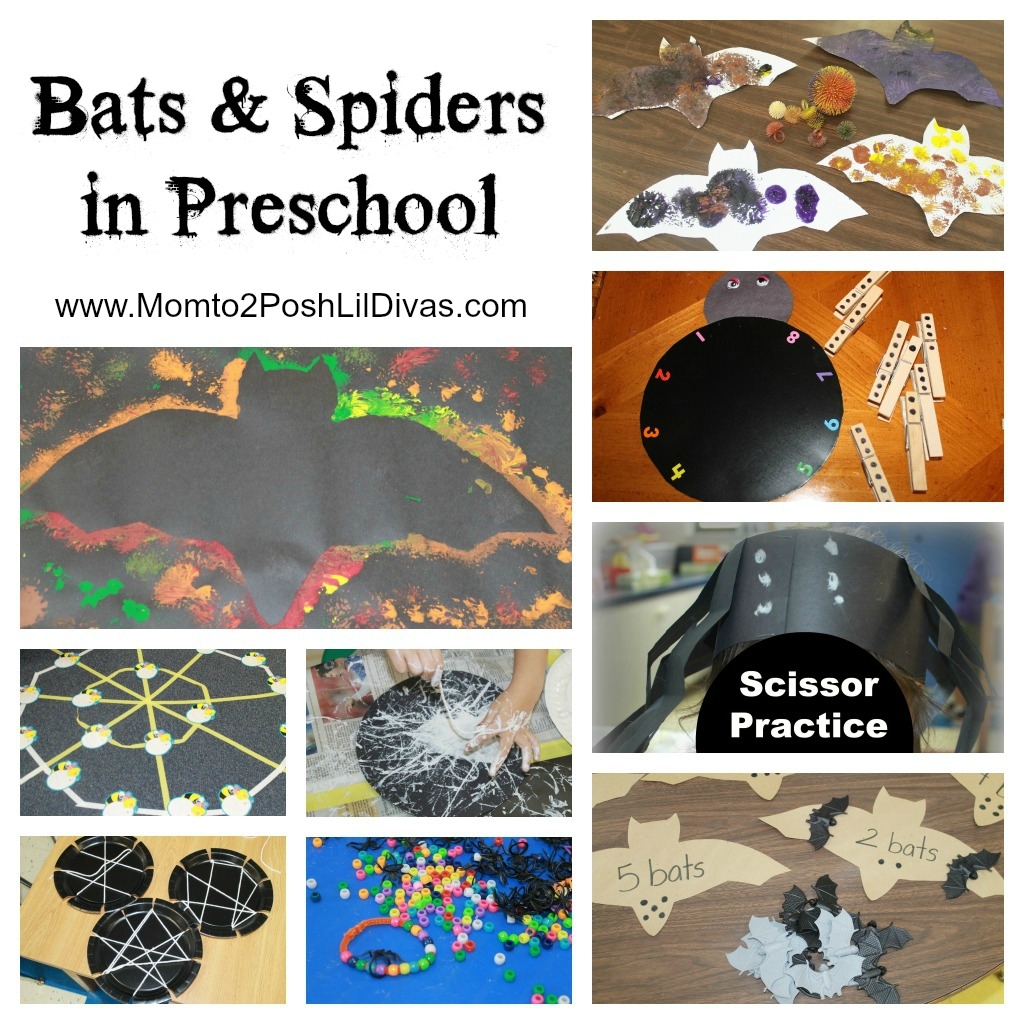 Mom To 2 Posh Lil Divas Spiders And Bats In Preschool Mom To 2 Posh Lil Divas Spiders And Bats In Preschool