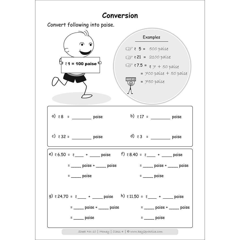 Money Math Free Grade 4 Worksheets That Make Learning Fun 