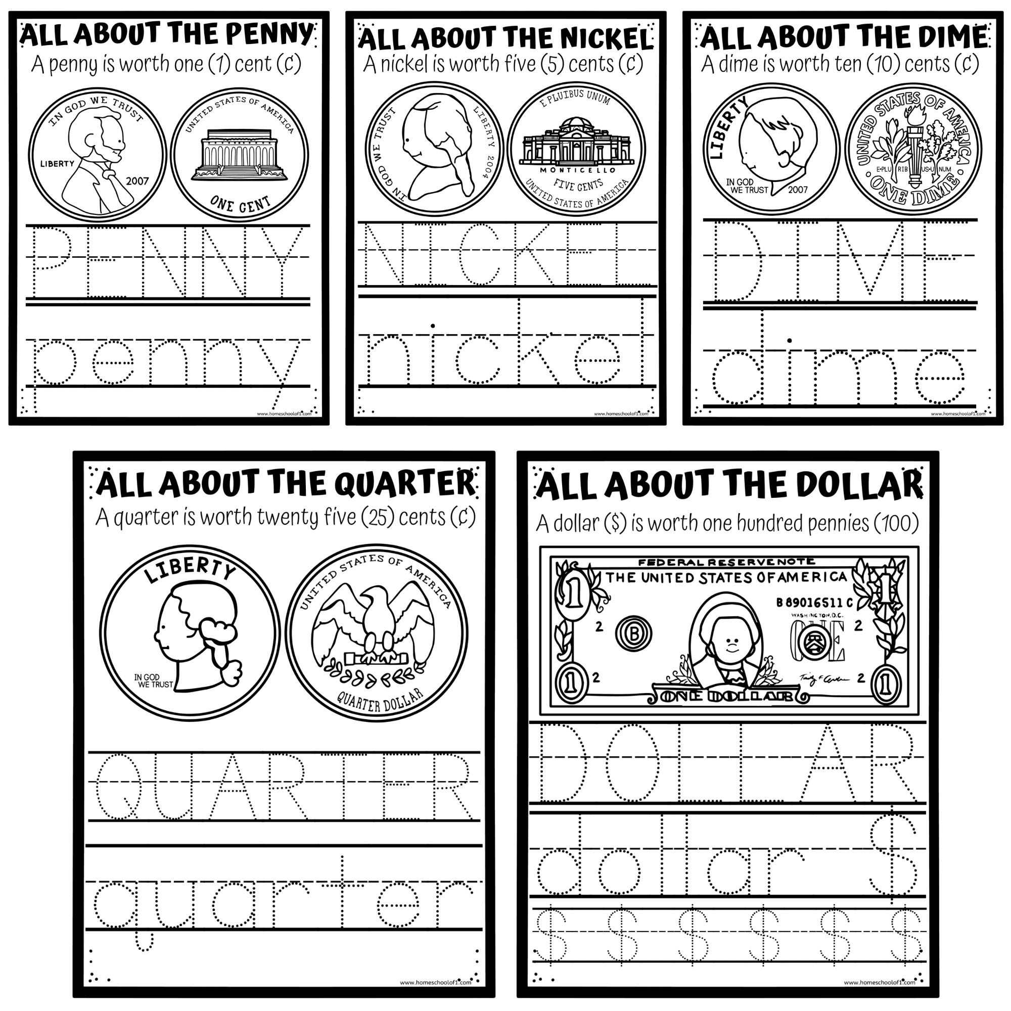 Kindergarten Money Worksheets Printable Kindergarten Money Worksheets Printable