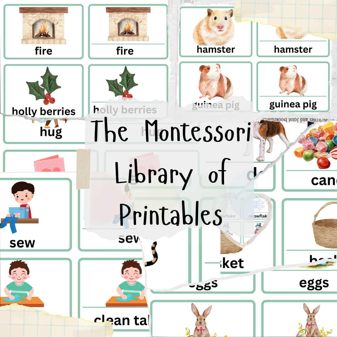 Montessori Printables The Montessori Minded Mom