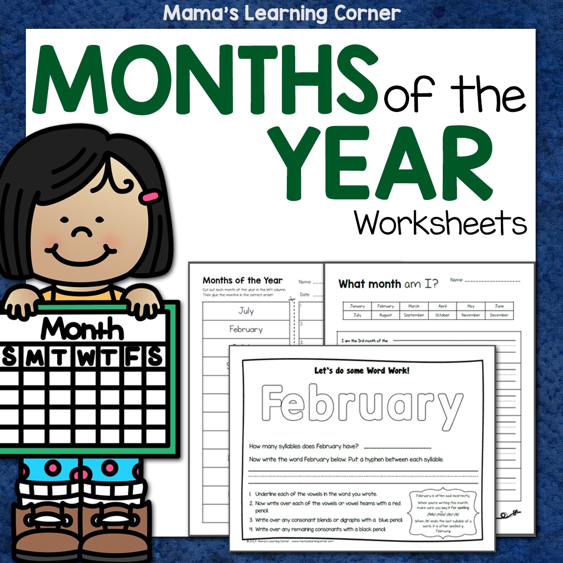 Months Of The Year Worksheets Mamas Learning Corner Months Of The Year Worksheets Mamas Learning Corner