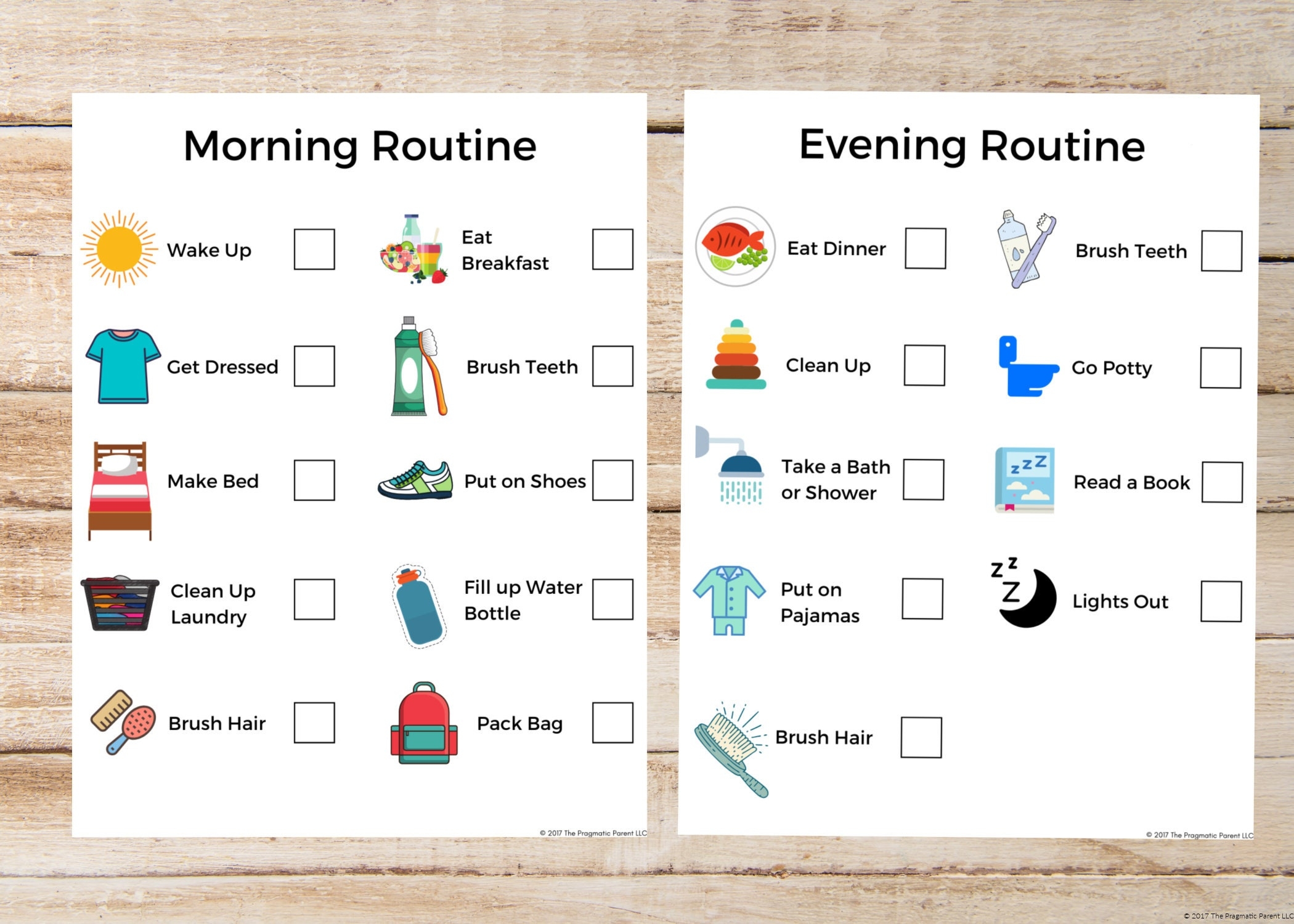 Morning And Evening Routine Chart Morning Routine For Kids Evening Routine For Kids Bedtime Routine Morning Routine Routine Printable