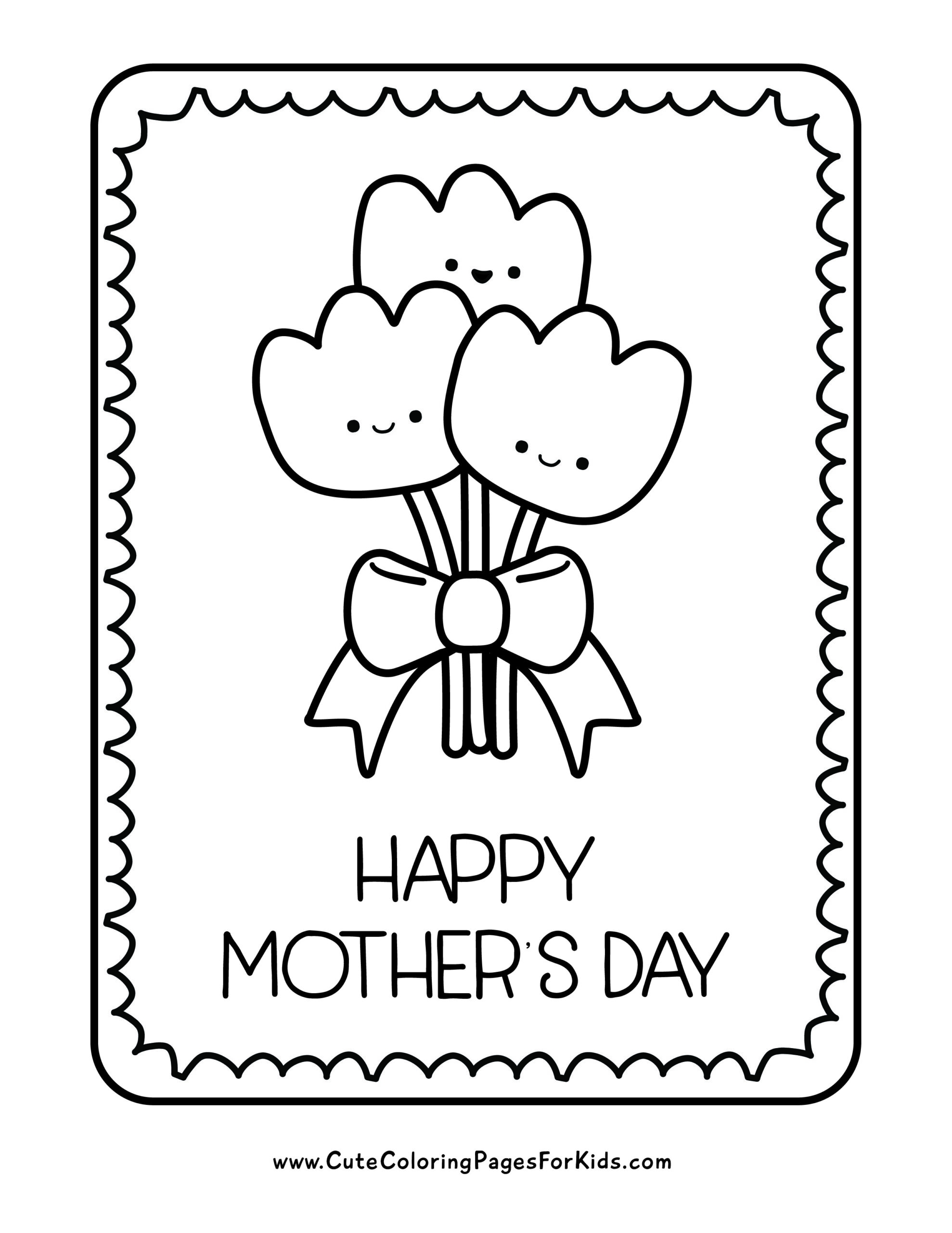Preschool Mothers Day Printable Cards