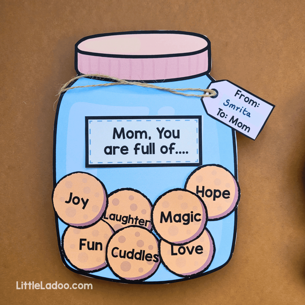 Mother s Day Cookie Jar Craft Mother s Day Cookie Jar Craft