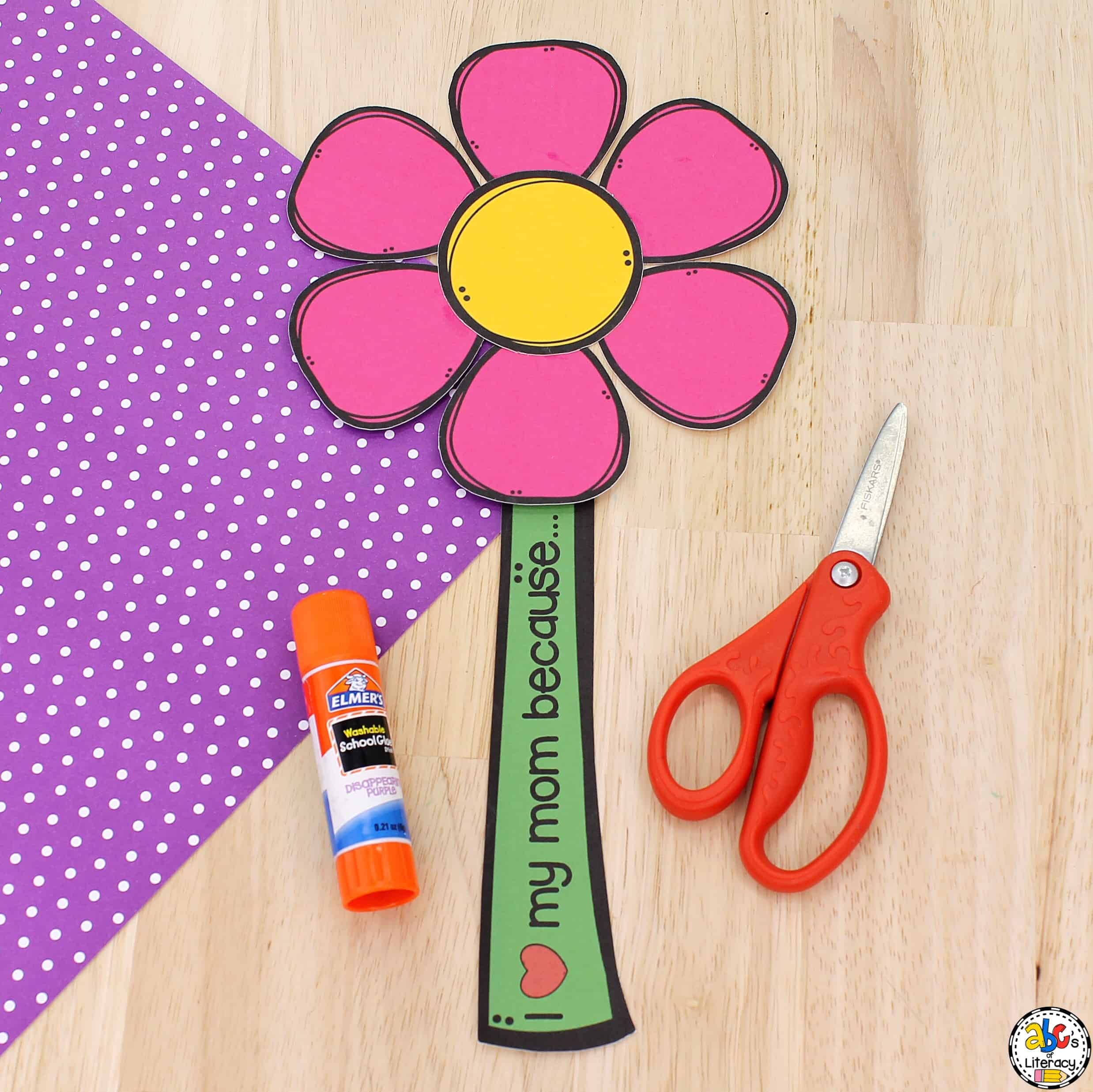 Mother s Day Flower Craft Free Printable Template Mother s Day Flower Craft Free Printable Template