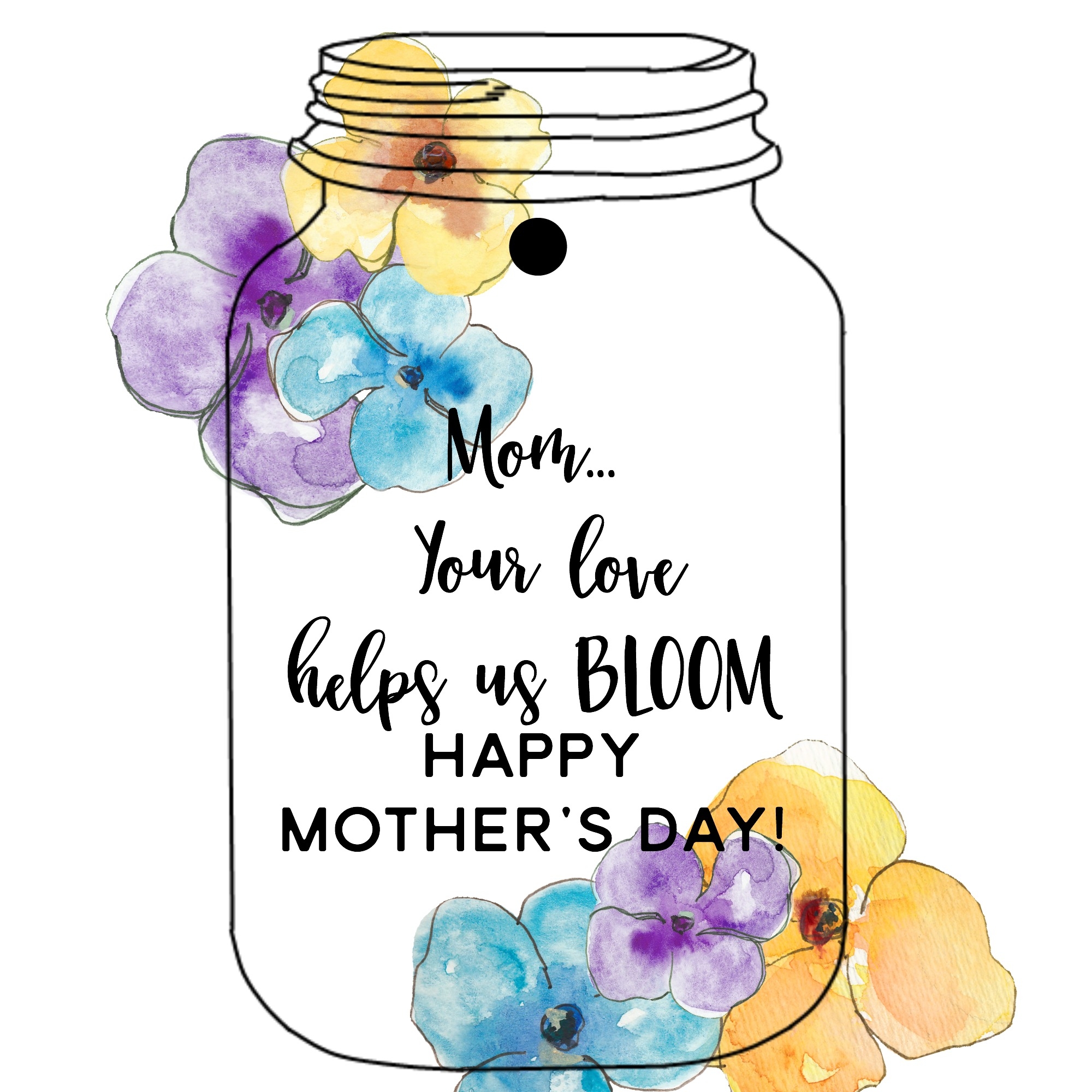 Mother s Day Mason Jar Tags Gift Yesterday On Tuesday Mother s Day Mason Jar Tags Gift Yesterday On Tuesday