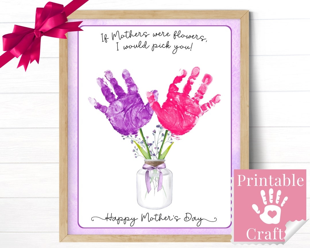 Mothers Day Crafts For Kids Printable Preschool Gift For Mom 