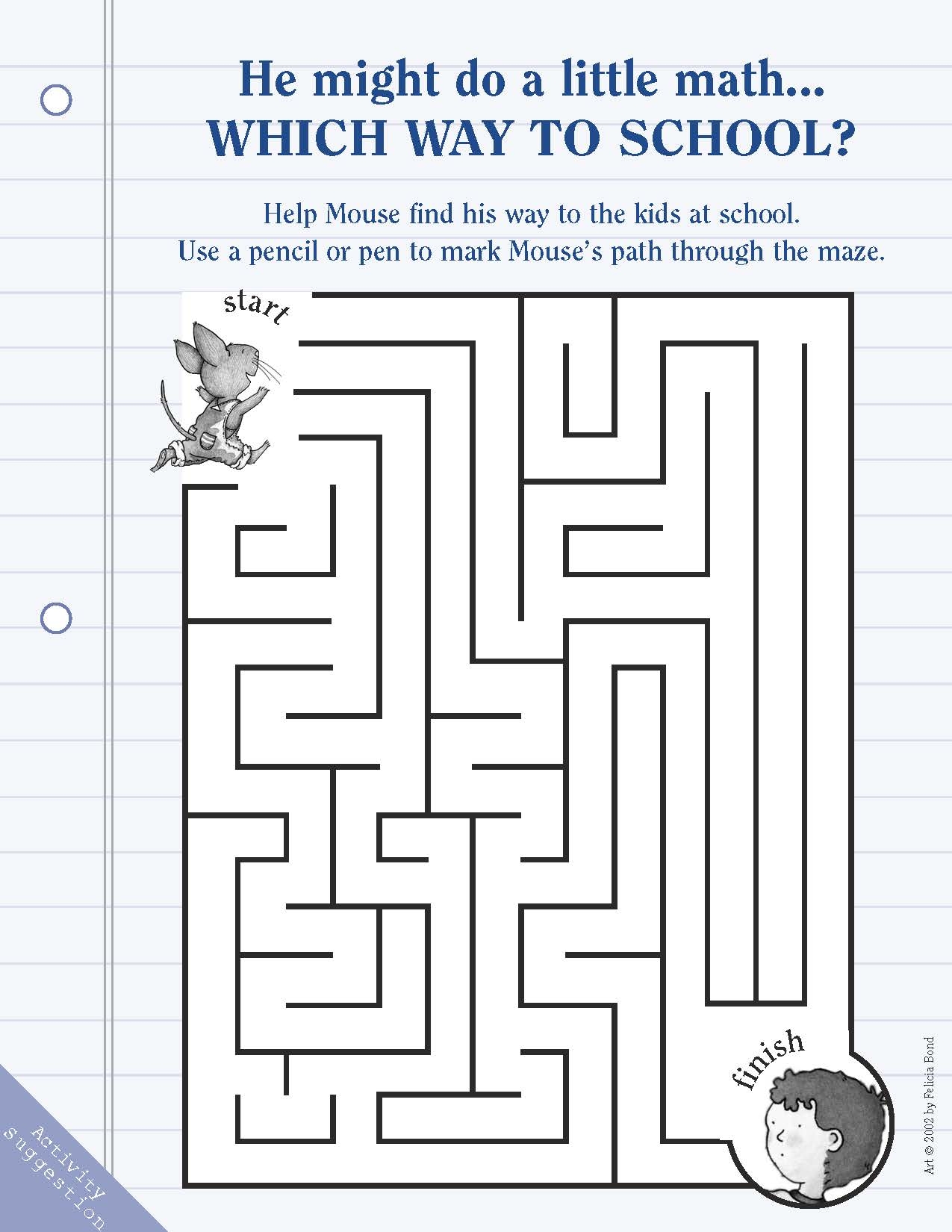 Mouse s School Maze Mouse s School Maze