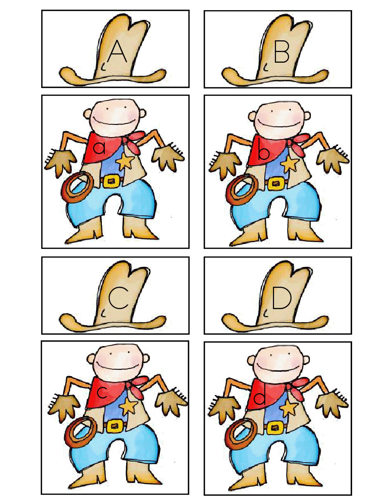 Free Printable Preschool Cowboy Theme Printables
