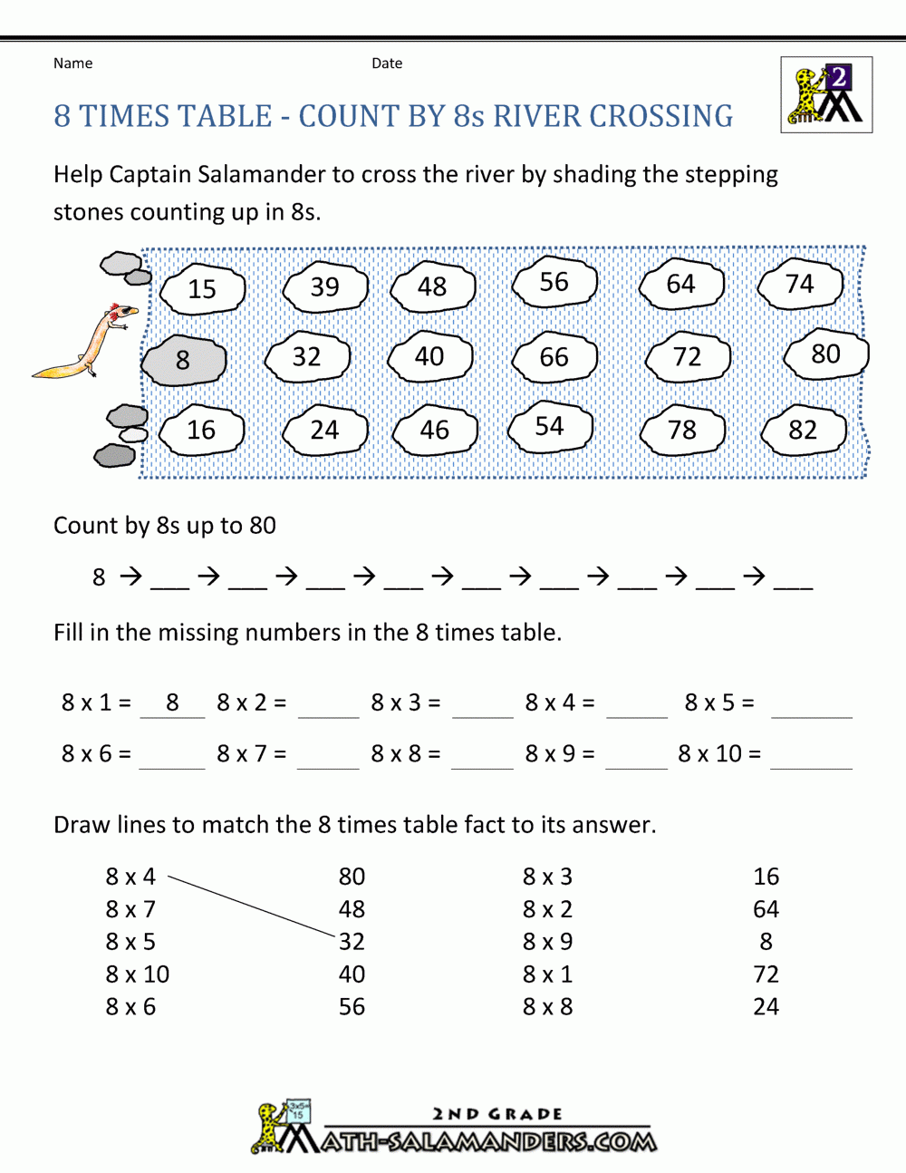 Multiplication By 8 Worksheets Practice And Learn Multiplication With Fun Activities Multiplication By 8 Worksheets Practice And Learn Multiplication With Fun Activities