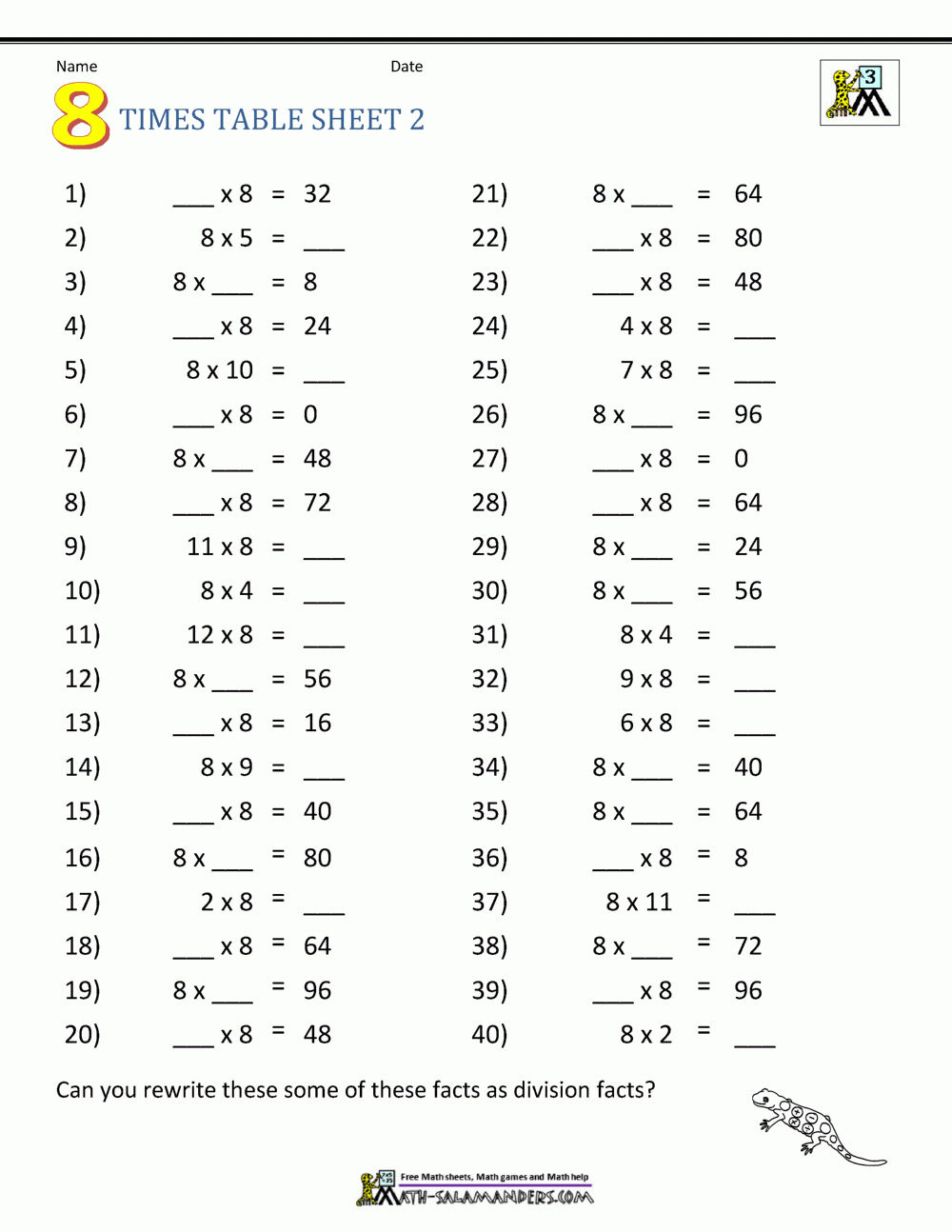Multiplication Worksheets Printable 3rd Grade Multiplication Worksheets Printable 3rd Grade