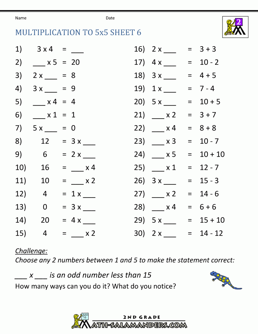 5th Grade Math Multiplication Worksheets 5th Grade Math Multiplication Worksheets