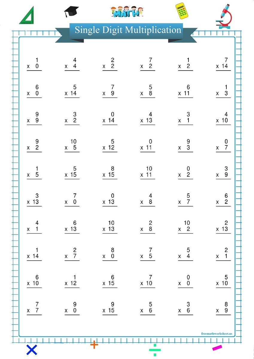 Multiplication Worksheets Worksheets Library