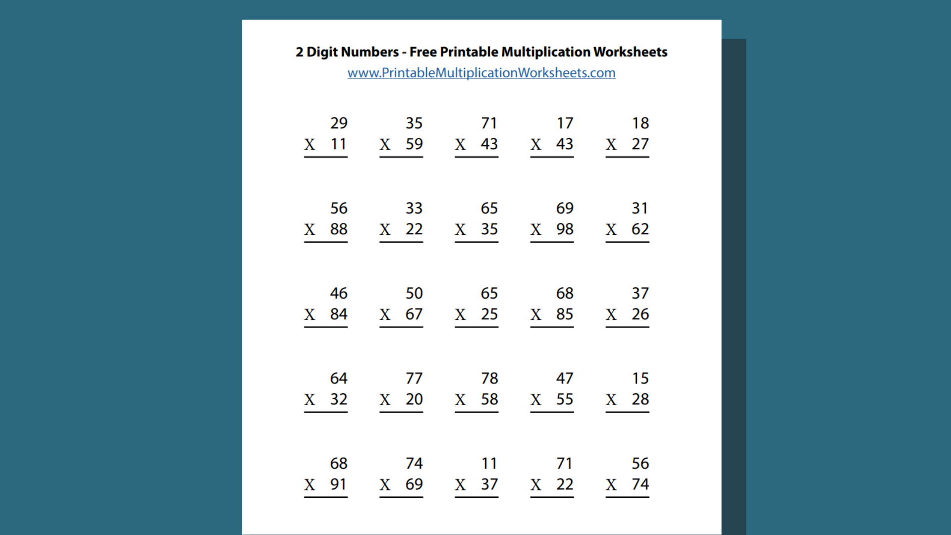 Free Printable Multi Digit Multiplication Worksheets Free Printable Multi Digit Multiplication Worksheets