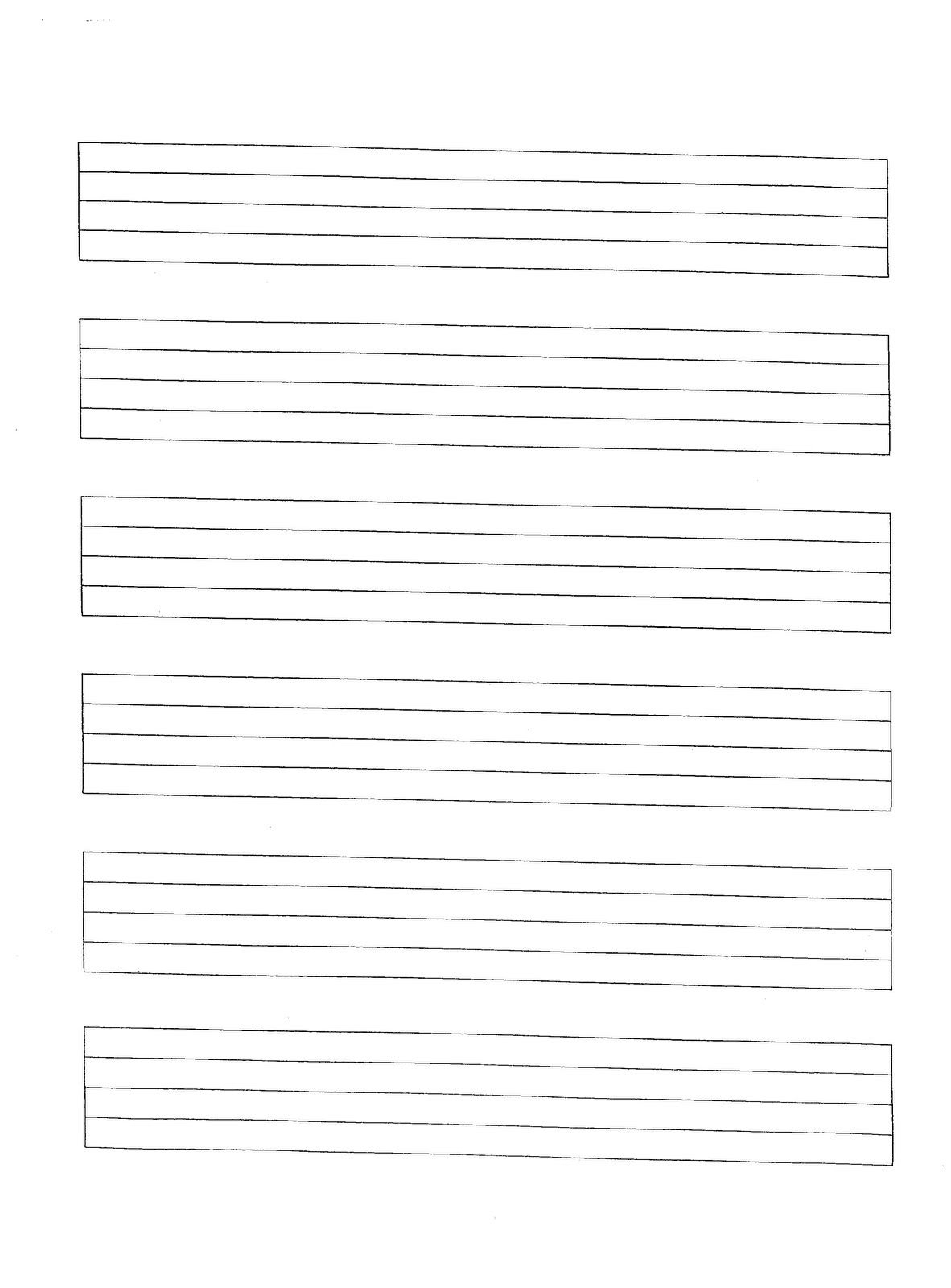 Music Stave Printable Printable Party Favors