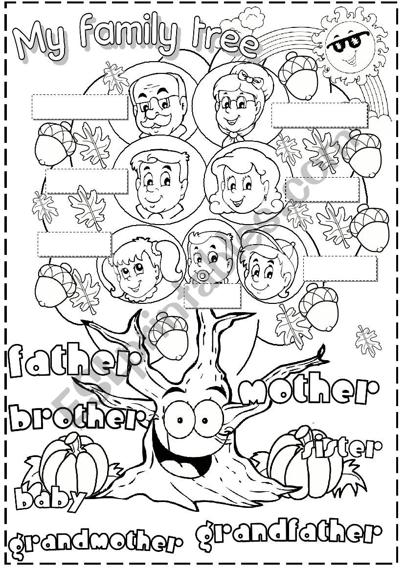 My Family Tree ESL Worksheet By Angelamoreyra My Family Tree ESL Worksheet By Angelamoreyra