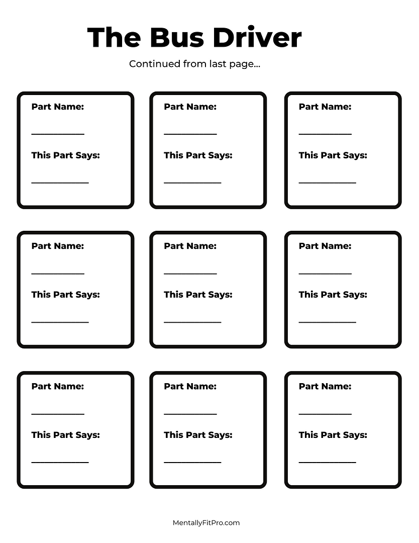 Free Printable Mentalization Based Therapy Worksheets