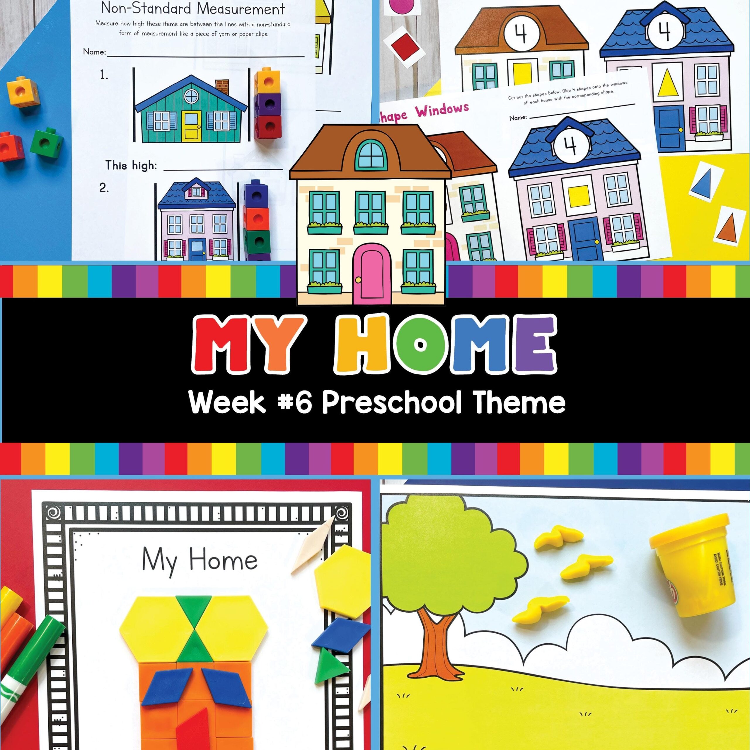 My Home Preschool Curriculum Printables House Theme Preschool 