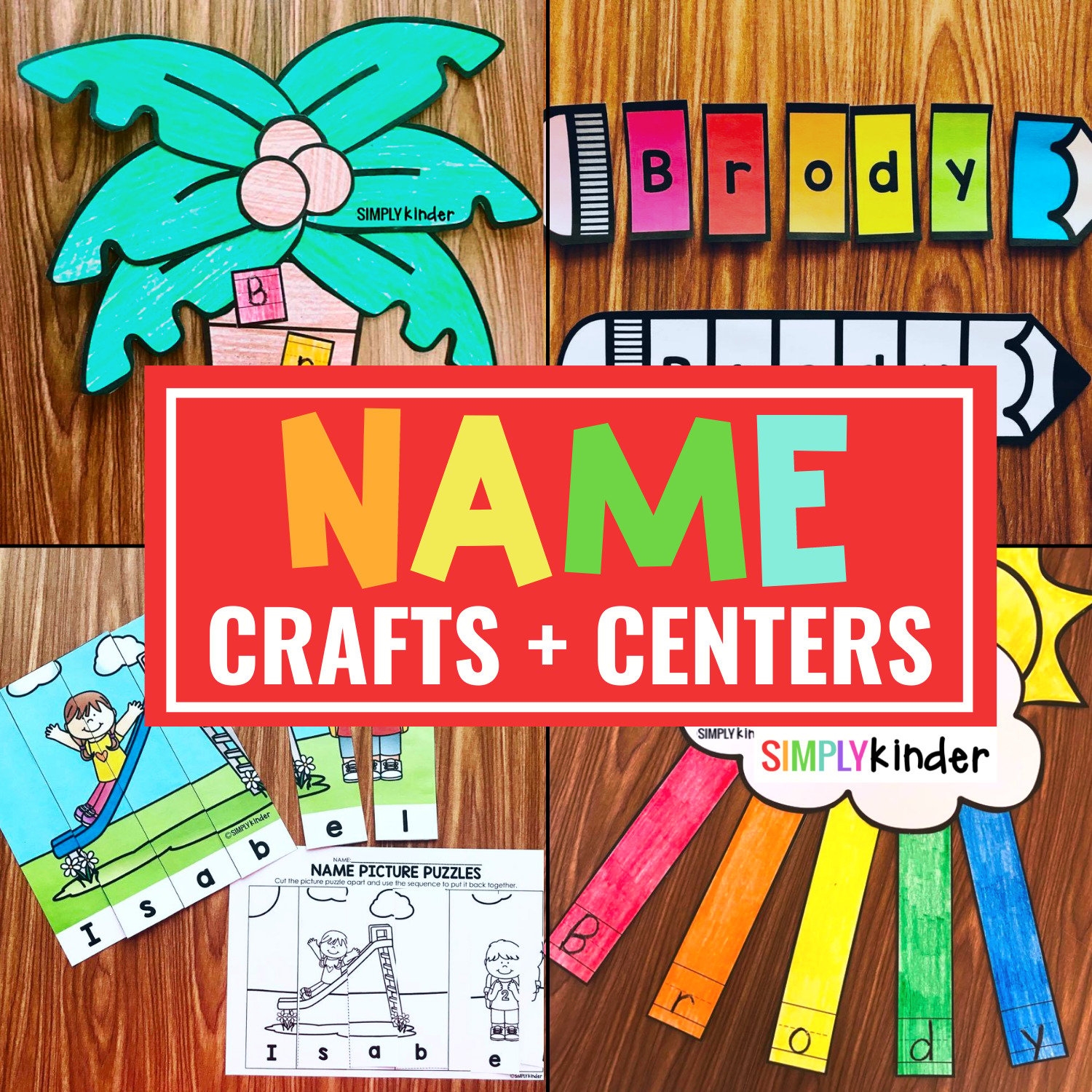 Free Name Puzzles For Preschool Printable