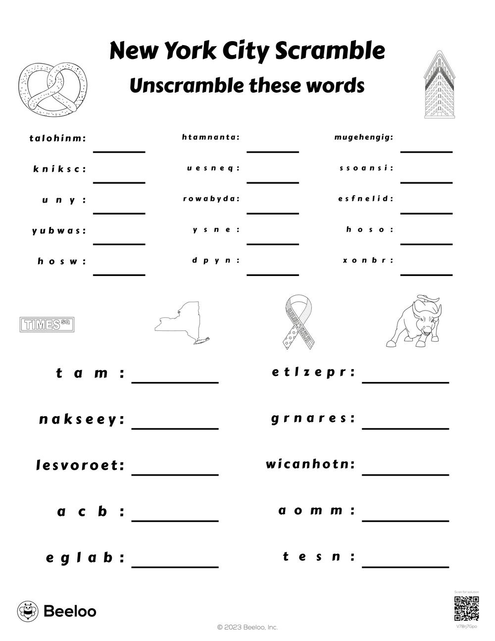 New York Worksheets Printable New York Worksheets Printable