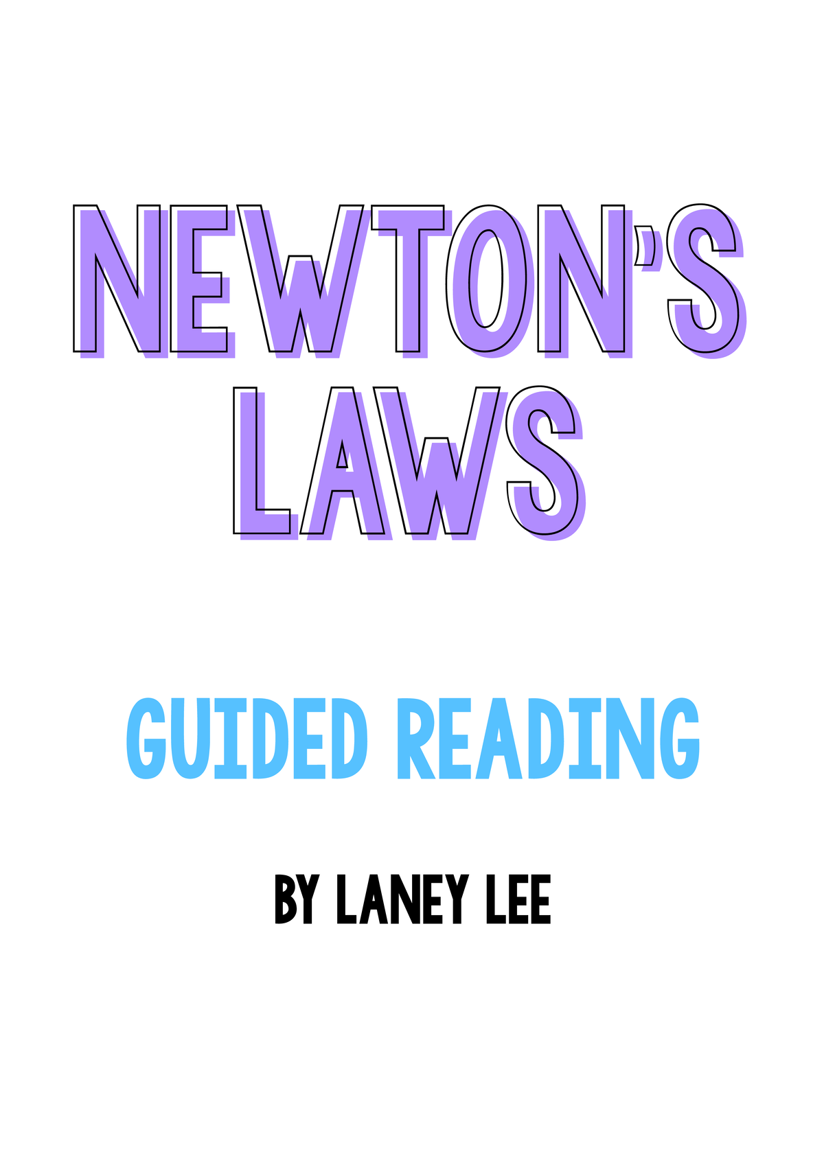 Newton's Laws Reading Comprehension Worksheet Newton's Laws Reading Comprehension Worksheet