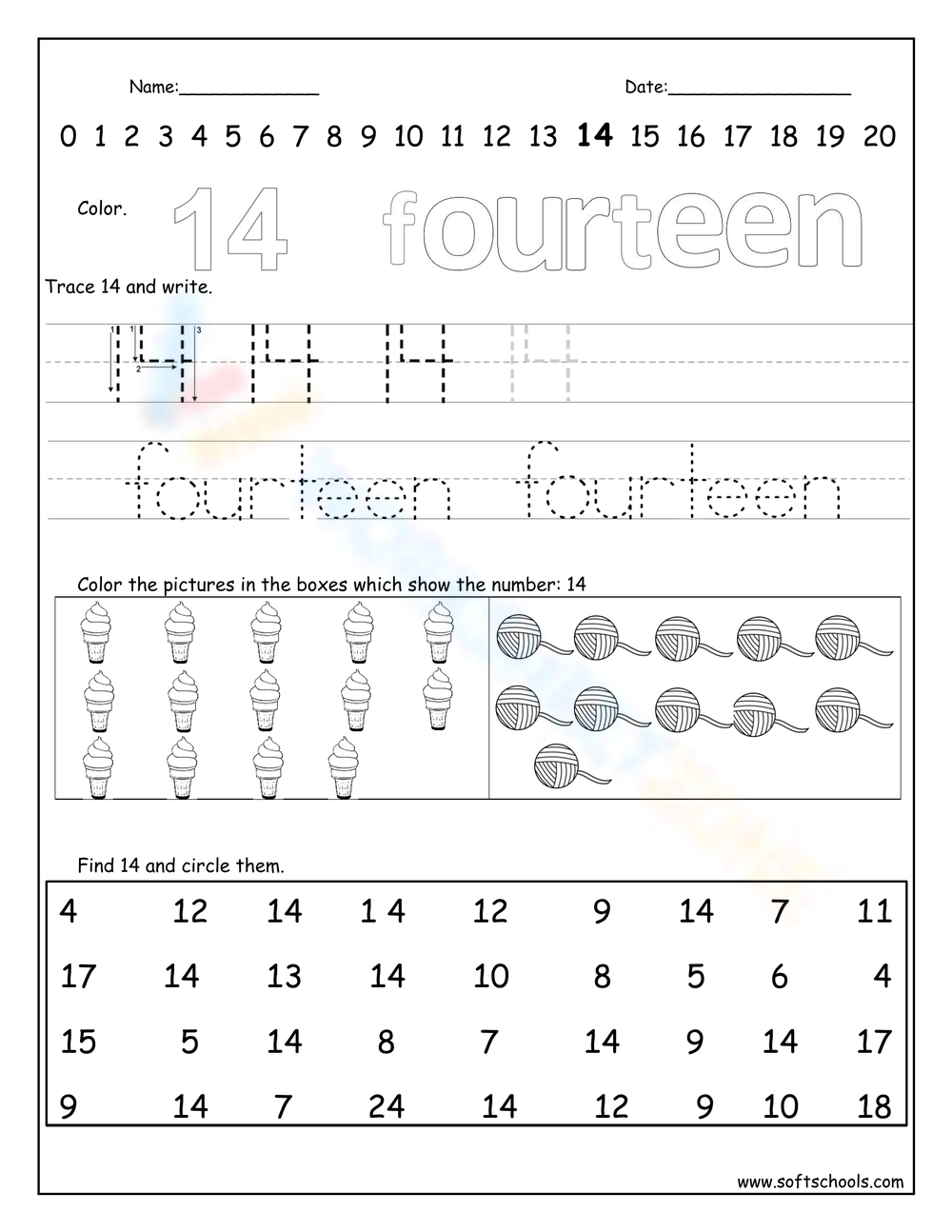 Number 14 Worksheets 2025 Number 14 Worksheets 2025